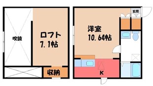 プリマカスターニャ宇都宮 壱番館の物件間取画像